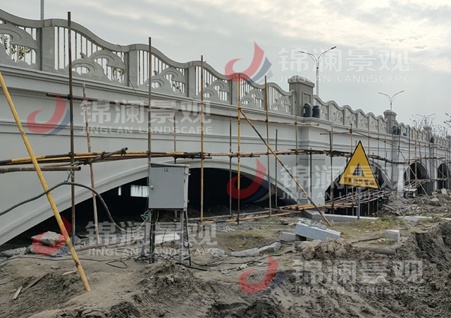 鑄造石欄桿,鑄造石掛板,晶鑄石掛板,晶鑄石欄桿,鑄造石樹池坐凳,泰科石樹池,晶鑄石,精鑄石,泰科石,鑄造石橋梁裝飾