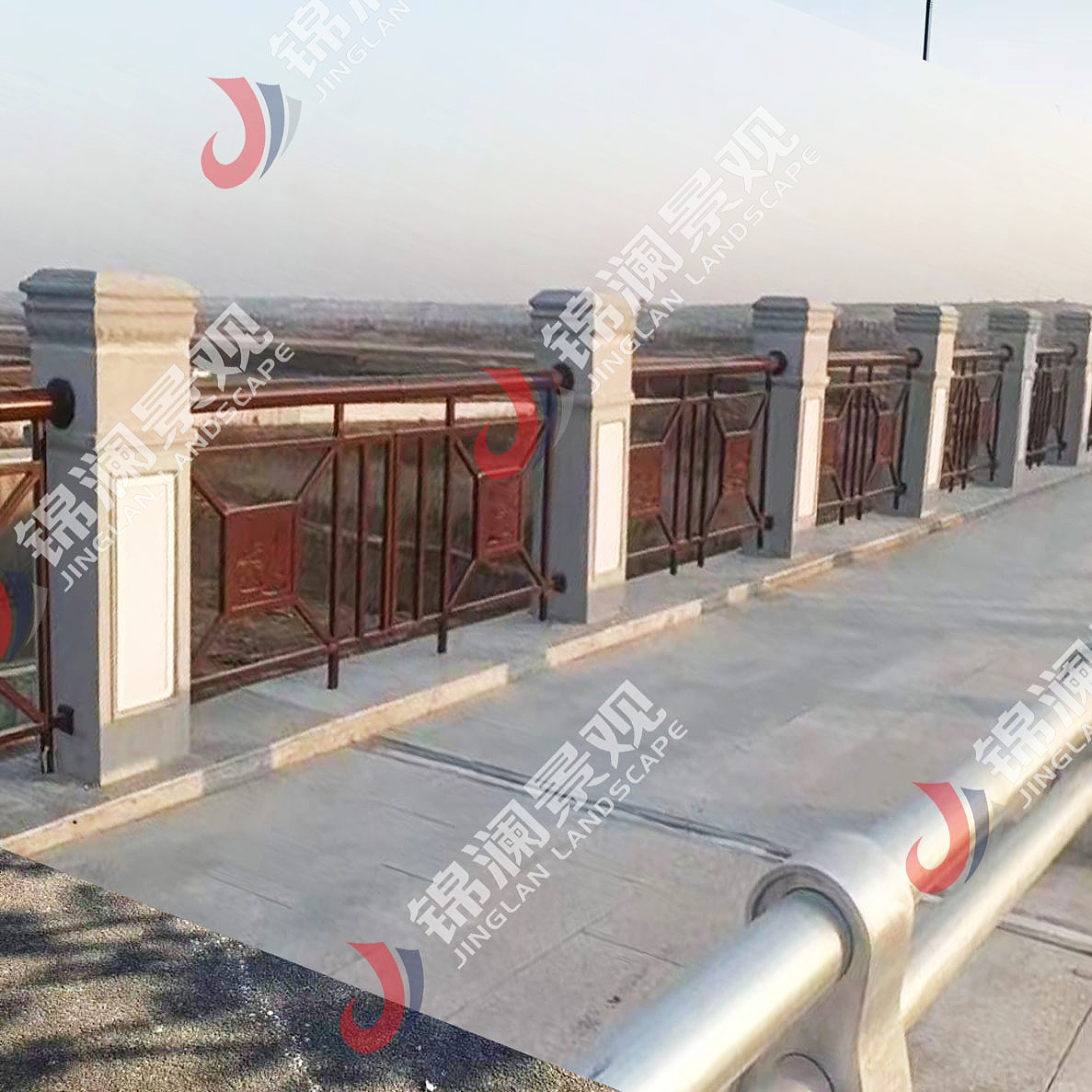 鑄造石欄桿,鑄造石掛板,晶鑄石掛板,晶鑄石欄桿,鑄造石樹池坐凳,泰科石樹池,晶鑄石,精鑄石,泰科石,鑄造石橋梁裝飾