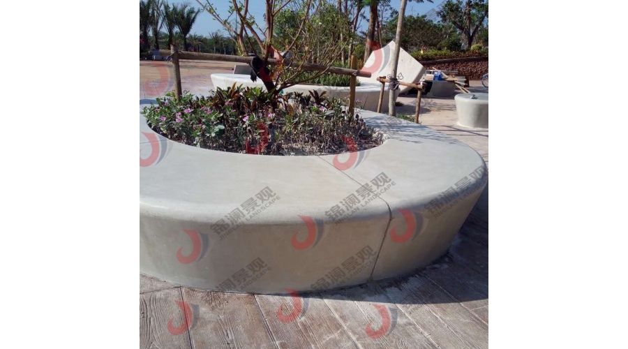 石英石樹池坐凳