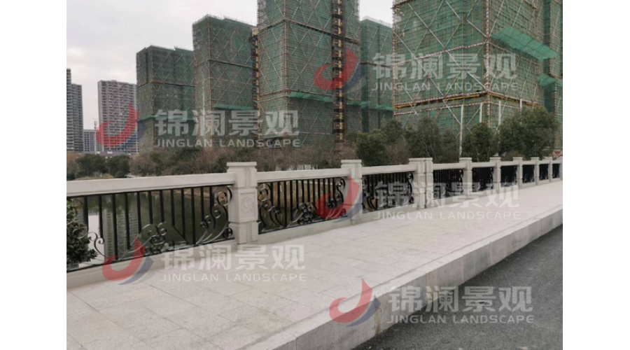 鑄造石復合河道欄桿